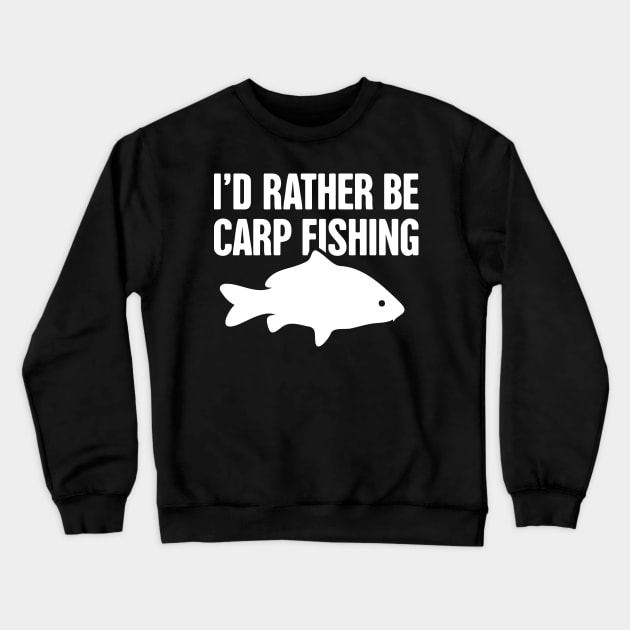 Funny Carp Fish - Gift For Carp Fishing Crewneck Sweatshirt by MeatMan